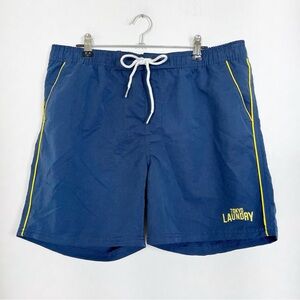 NWT Tokyo Laundry‎ Men’s Blue Swim Trunks Size Medium